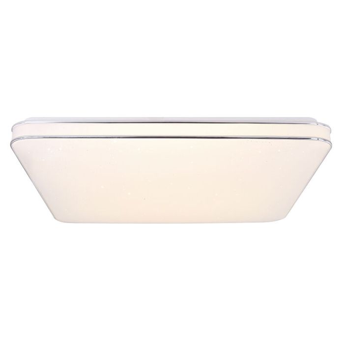Weiße Smart Deckenleuchte Metall, Alison, 48W, warm- bis kaltweiß einstellbare LED