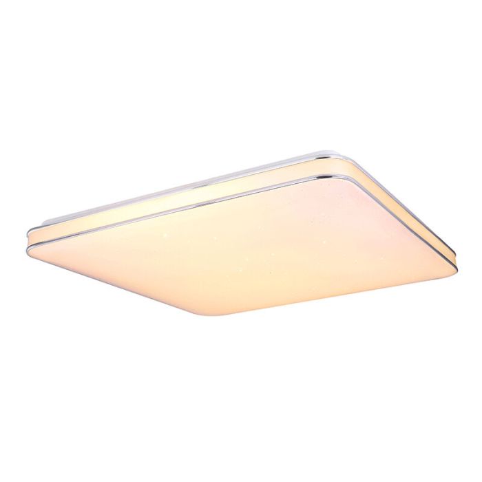 Weiße Smart Deckenleuchte Metall, Alison, 48W, warm- bis kaltweiß einstellbare LED