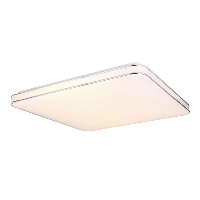 Weiße Smart Deckenleuchte Metall, Alison, 48W, warm- bis kaltweiß einstellbare LED