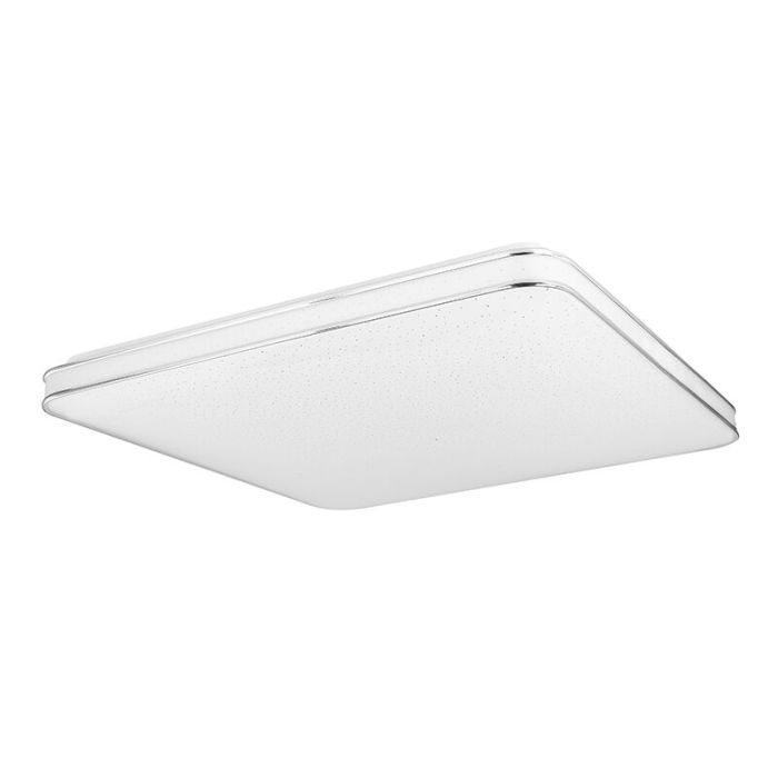 Weiße Smart Deckenleuchte Metall, Alison, 48W, warm- bis kaltweiß einstellbare LED