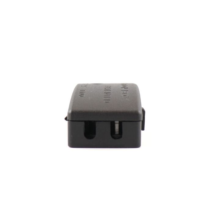 Schwarze Kabelkupplung IP20 maximal 3 x 2,5 mm