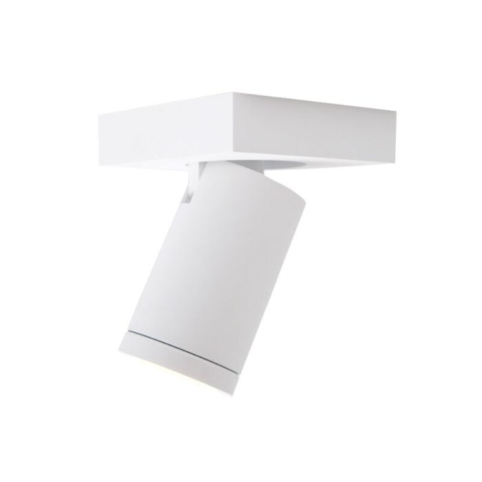 Weiße Badezimmer Deckenstrahler Kenan, 1L, modern, IP44
