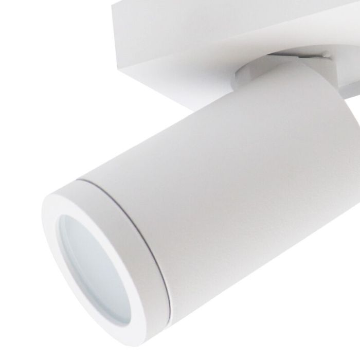 Weiße Badezimmer Deckenstrahler Kenan, 1L, modern, IP44