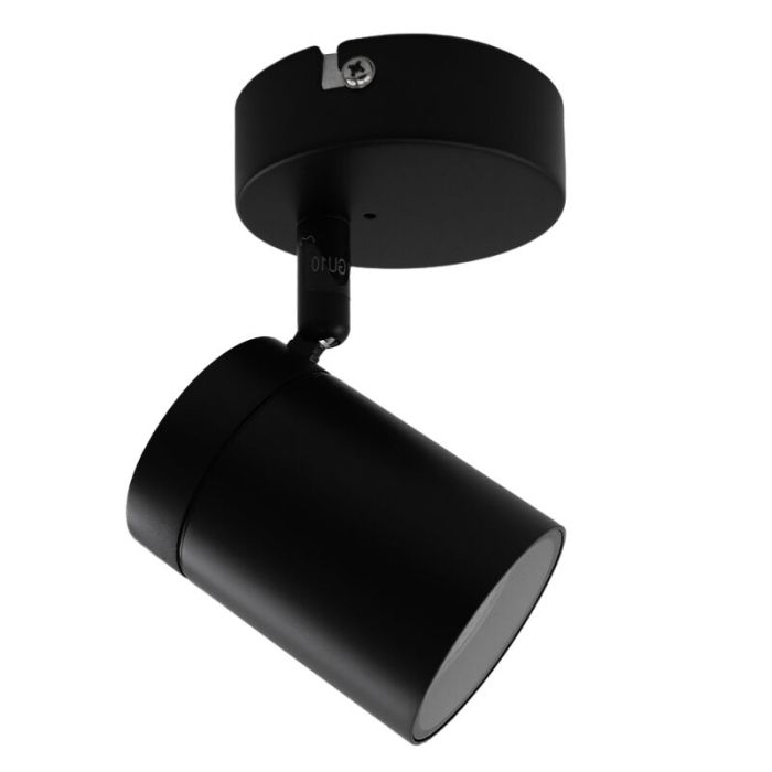 Schwarze Deckenstrahler Ciara, Aluminium, modern, IP44