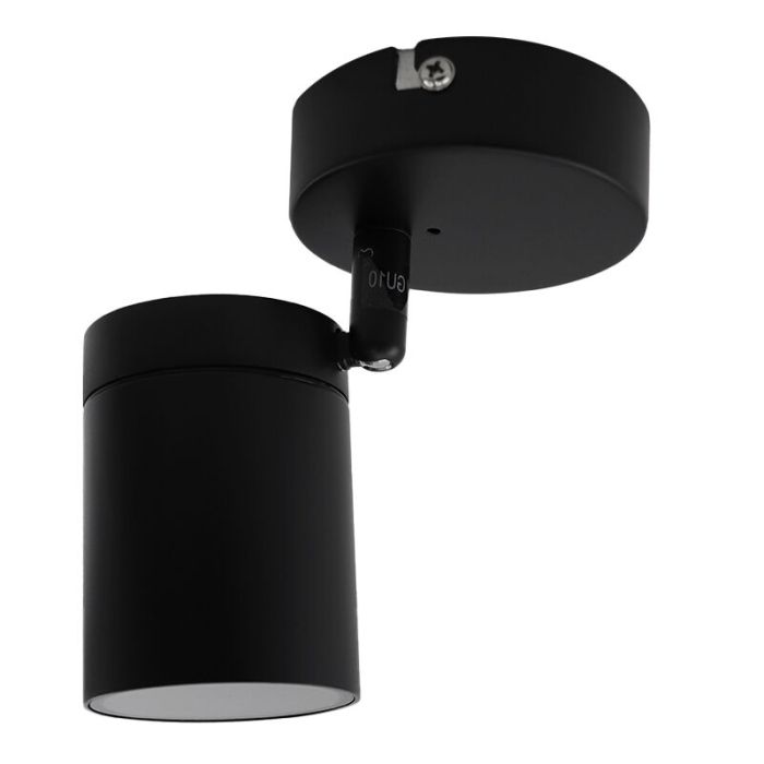 Schwarze Deckenstrahler Ciara, Aluminium, modern, IP44