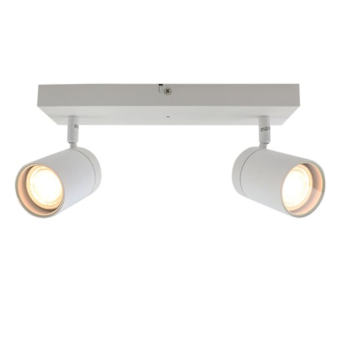 Weiße Deckenstrahler Ciara, Aluminium, modern, IP44