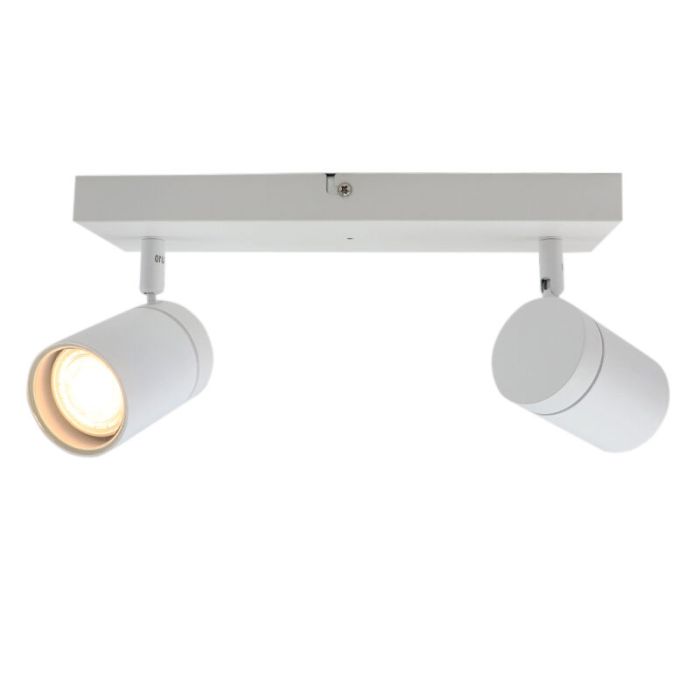 Weiße Deckenstrahler Ciara, Aluminium, modern, IP44