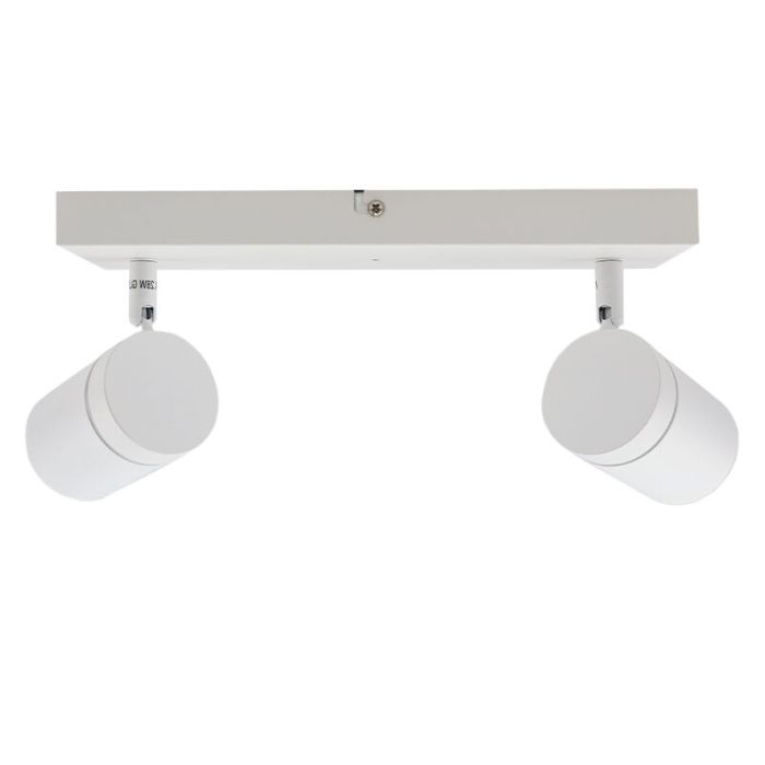 Weiße Deckenstrahler Ciara, Aluminium, modern, IP44