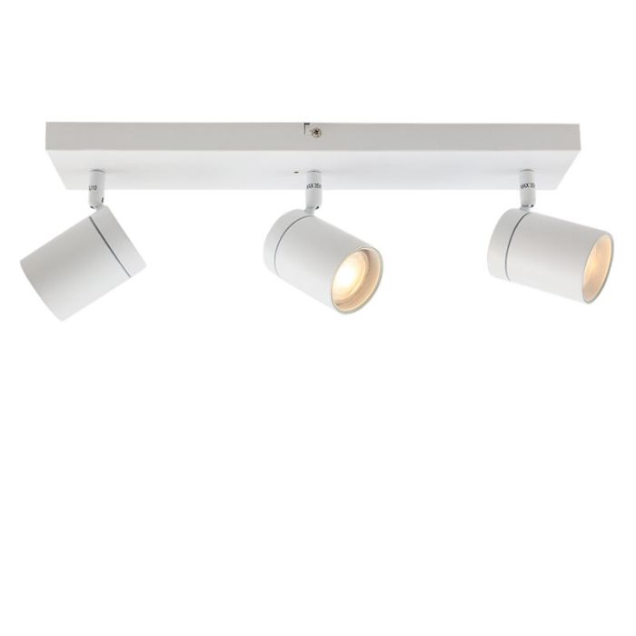 Weiße Deckenstrahler Ciara, Aluminium, modern, IP44