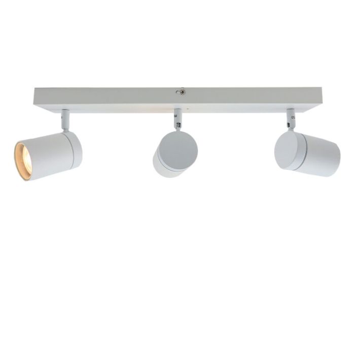 Weiße Deckenstrahler Ciara, Aluminium, modern, IP44