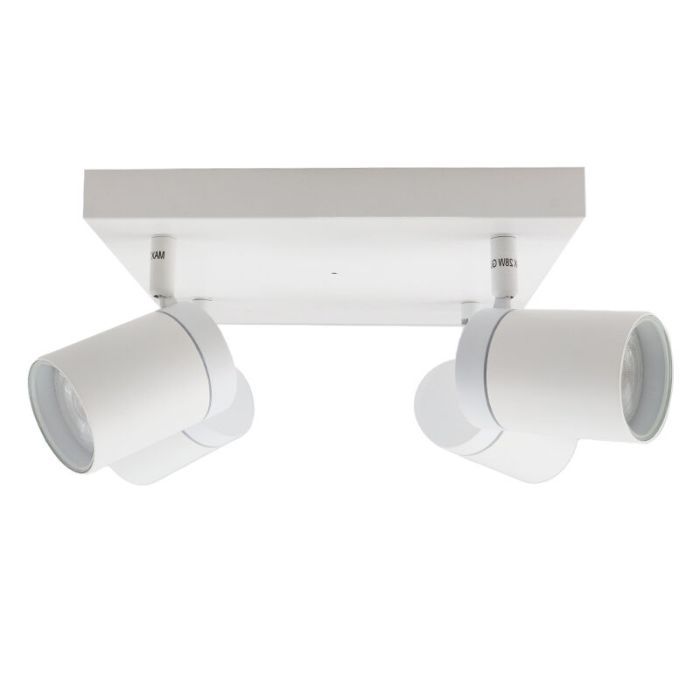 Weiße Deckenstrahler Ciara, Aluminium, modern, IP44