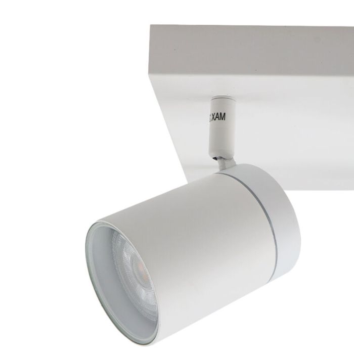 Weiße Deckenstrahler Ciara, Aluminium, modern, IP44