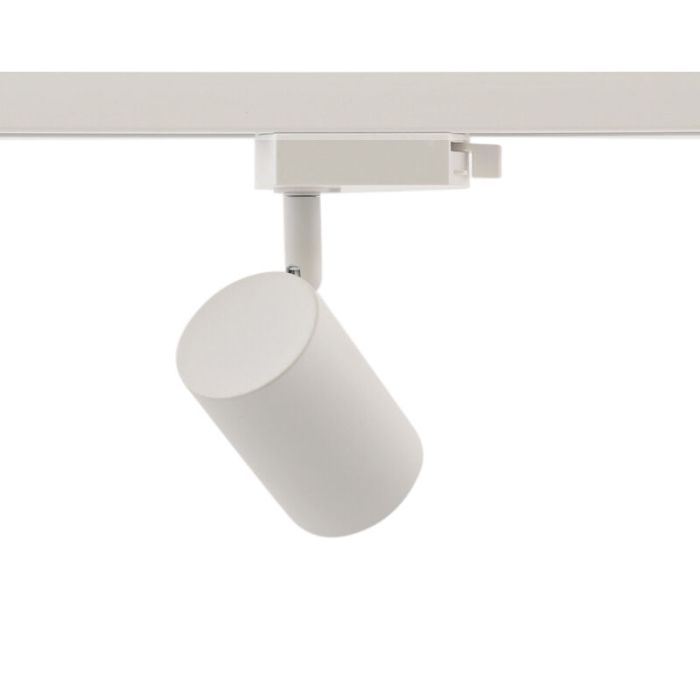 3M weißes 1 phase Schienenbeleuchtung System + 5 Elena Strahler