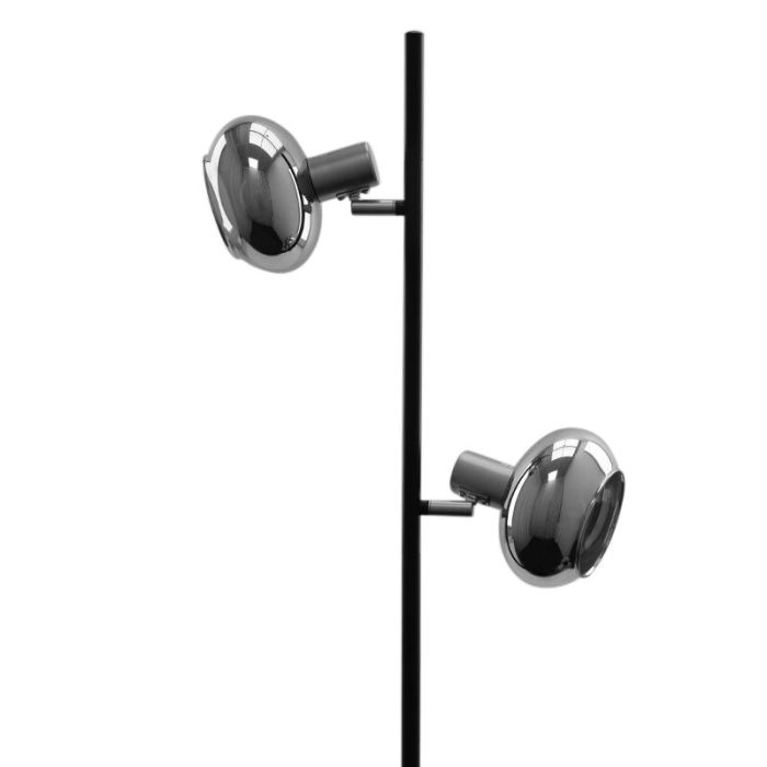 Design Stehlampe Grau, Skip, mit Schalter