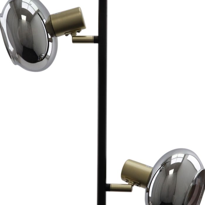Design Stehlampe Grau, Skip, mit Schalter