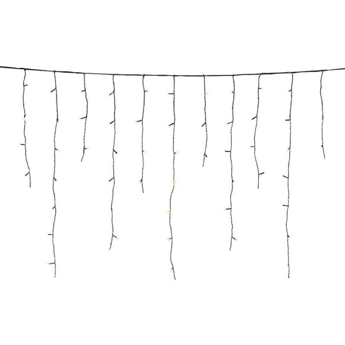 Eiszapfenbeleuchtung, 300 cm breit, 52 cm hoch, IP44, 90 LEDs