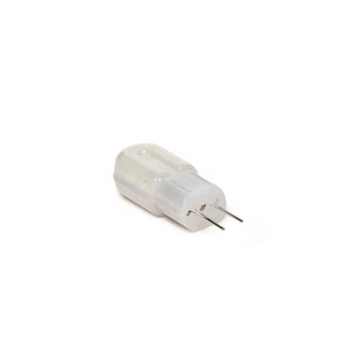 LED Lampe Deen, Glas, weiß