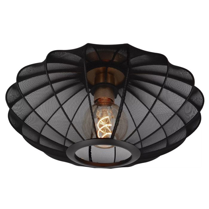 Schwarze Deckenlampe Modern, Corina