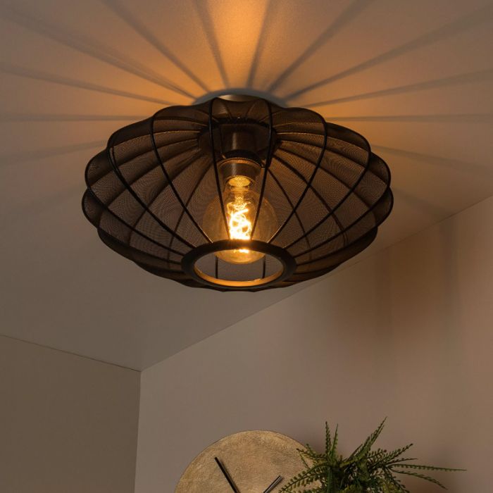 Schwarze Deckenlampe Modern, Corina