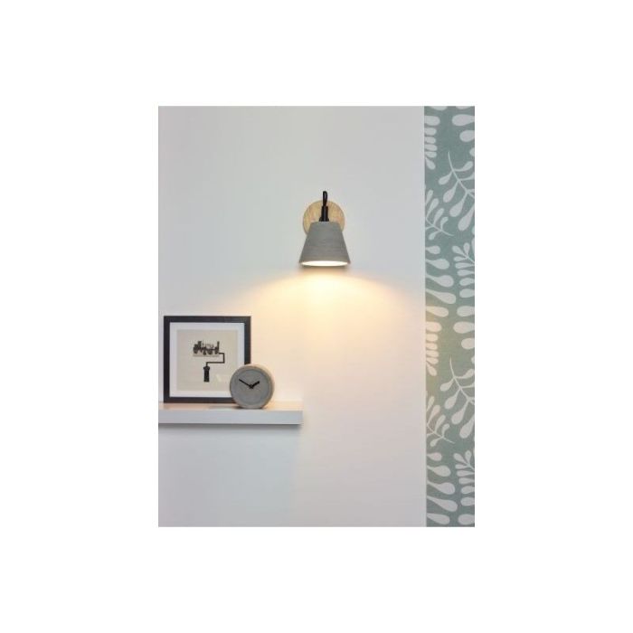 Beton Wandleuchte Taupe, Possio