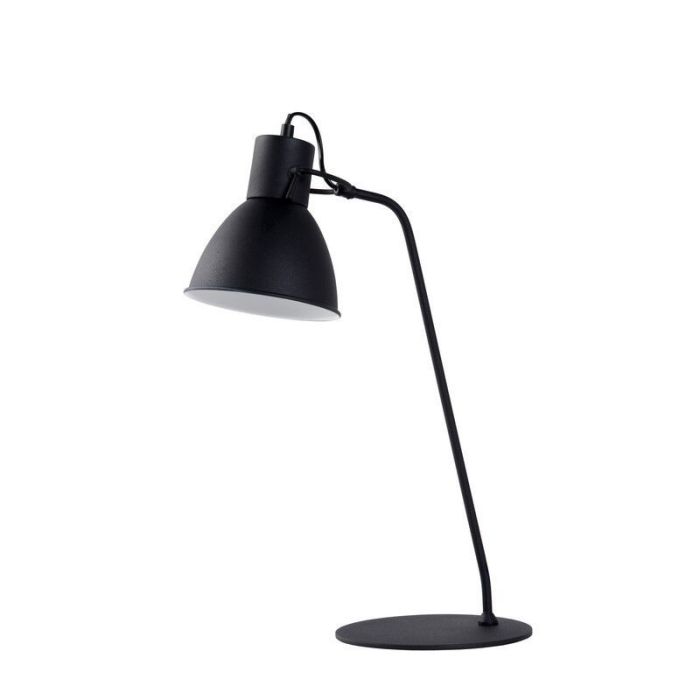 Schwarze Schreibtischlampe Modern, Shadi, mit Schalter