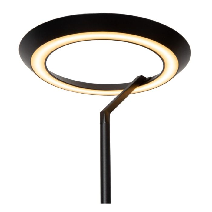 Schwarze Stehlampe Modern, Celeste, 21W, 2700K LED, mit Touch-Dimmer