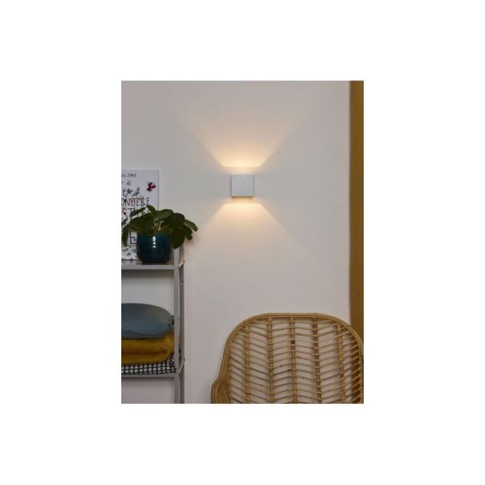 Weiße Wandleuchte Modern, Devi