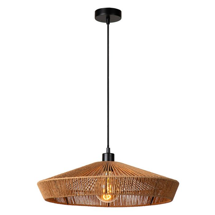 Rattan Pendelleuchte Holz, Yunkai