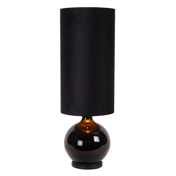 Schwarze Stehlampe Retro, Esterad, mit Schalter