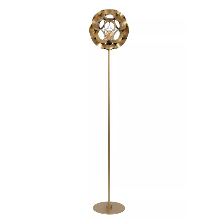 Goldene Stehlampe Modern, Hannelore