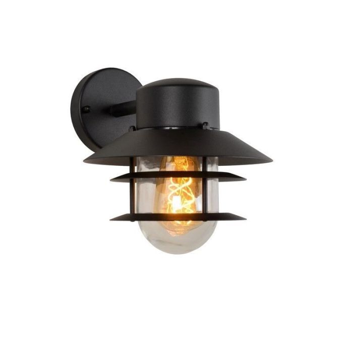 Schwarze Außenleuchte Modern, Zico, IP44
