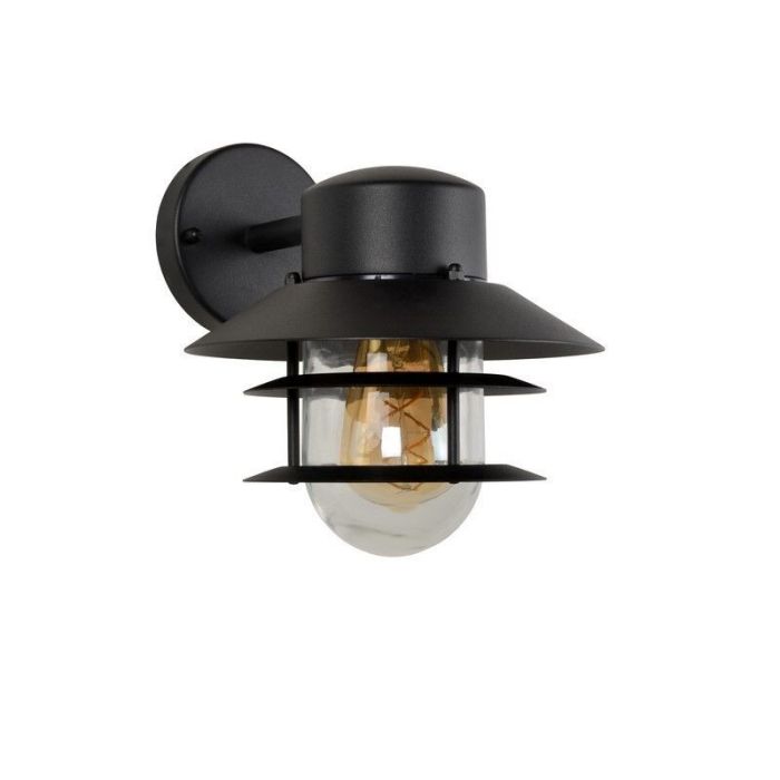 Schwarze Außenleuchte Modern, Zico, IP44