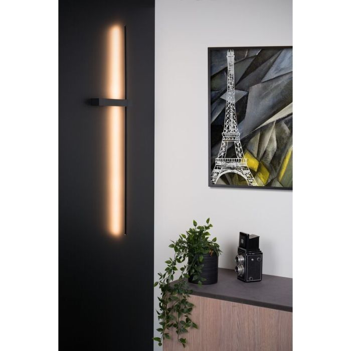 Schwarze Wandleuchte Modern, Segin, 10W, 2700K LED