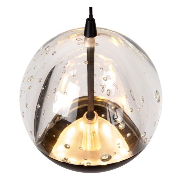 Schwarze Pendelleuchte Modern, Sentubal, 5,3W, 2700K LED