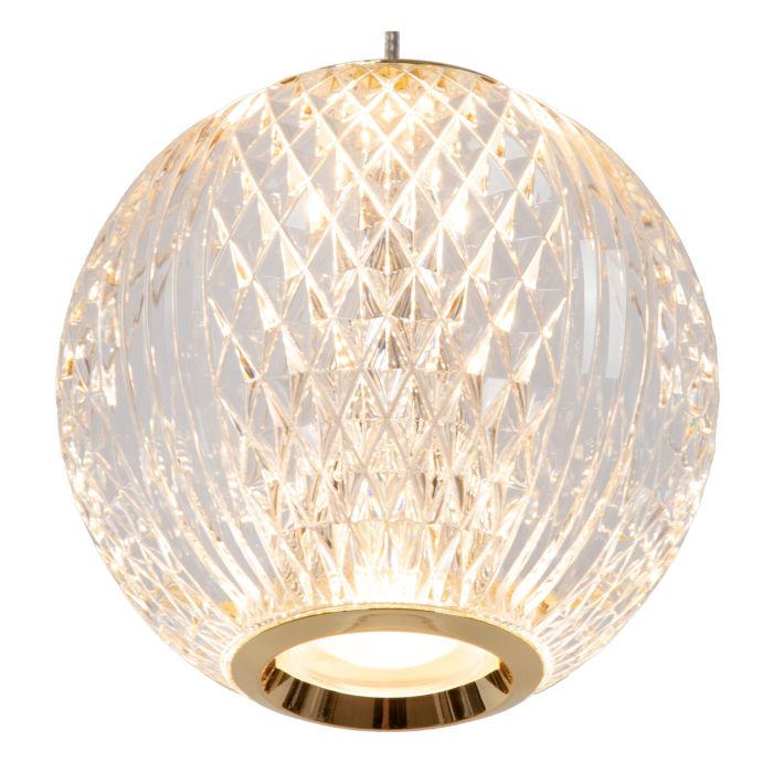Transparente Pendelleuchte Modern, Cintra, 5,7W, 2700K LED