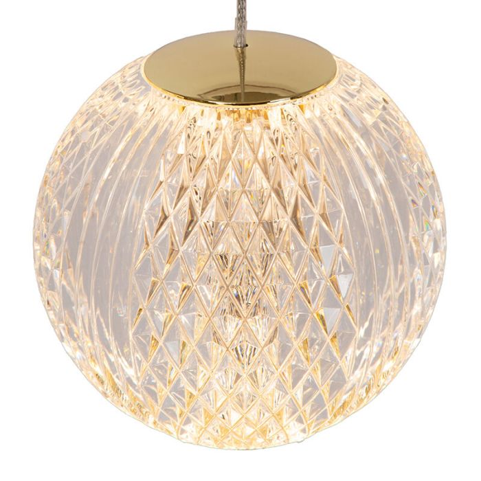 Transparente Pendelleuchte Modern, Cintra, 5,7W, 2700K LED