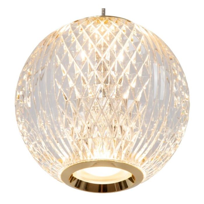Goldene Pendelleuchte Design, Cintra, 4,7W, 2700K LED