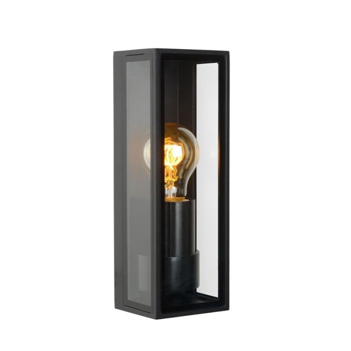 Schwarze Außenleuchte Modern, Dukan, IP65