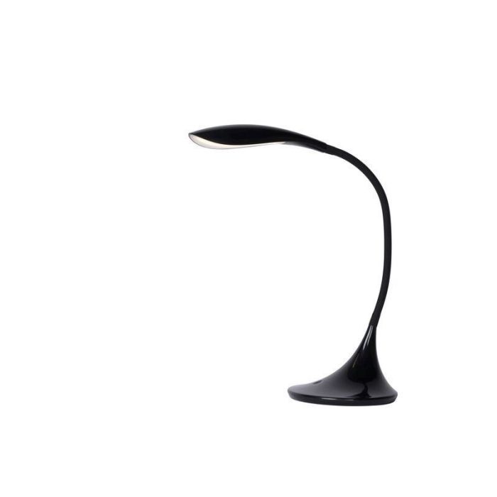 Schwarze Schreibtischlampe Modern, Emil, 4,5W, 3000K LED, mit Schalter