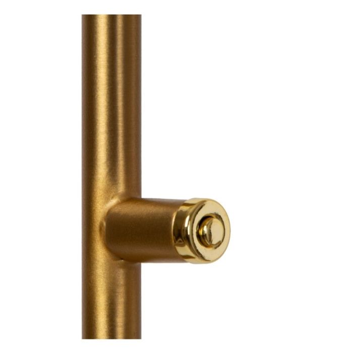 Messing Leselampe Stehlampe Modern, Aaron, 12W, 2700K LED, mit Touch-Dimmer