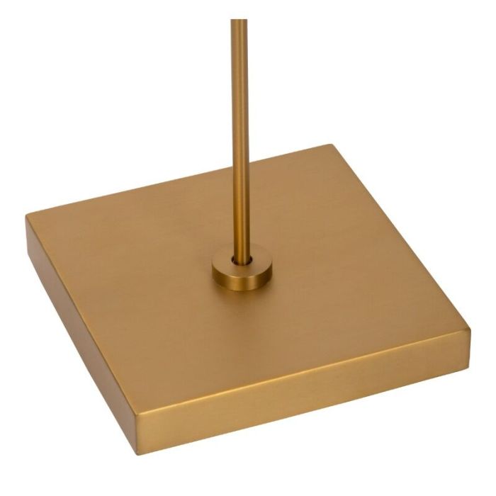 Messing Leselampe Stehlampe Modern, Aaron, 12W, 2700K LED, mit Touch-Dimmer