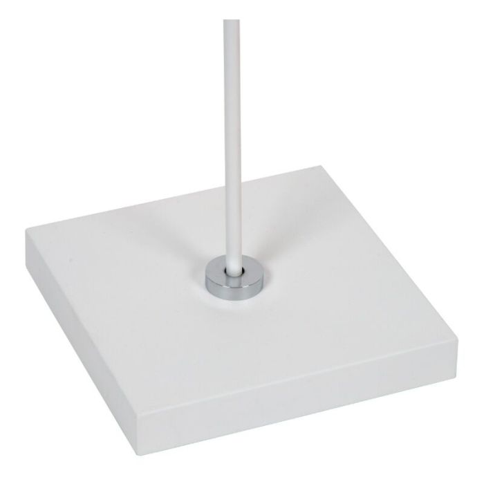 Weiße Leselampe Stehlampe Modern, Aaron, 12W, 2700K LED, mit Touch-Dimmer
