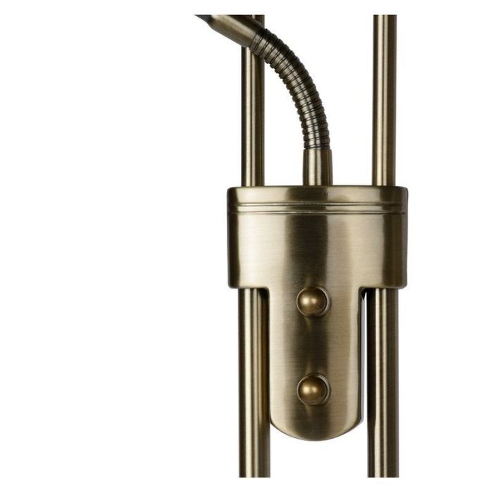 Bronze Leselampe Stehlampe Modern, Champion, 20W, 3000K LED, mit Schalter