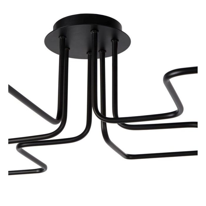 Schwarze Deckenlampe Antik, Lester