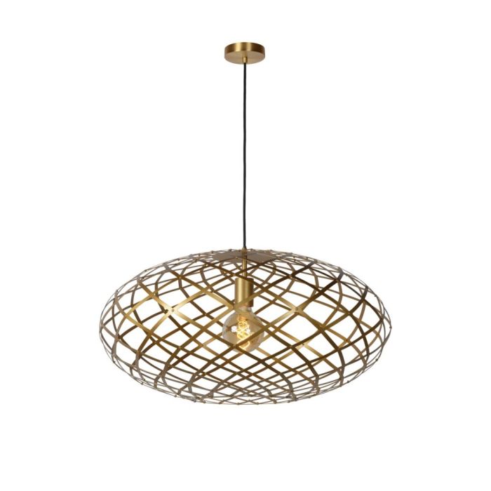 Goldene Pendelleuchte Modern, Wolfram