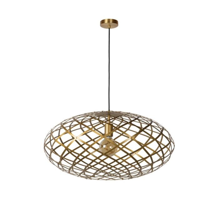 Goldene Pendelleuchte Modern, Wolfram
