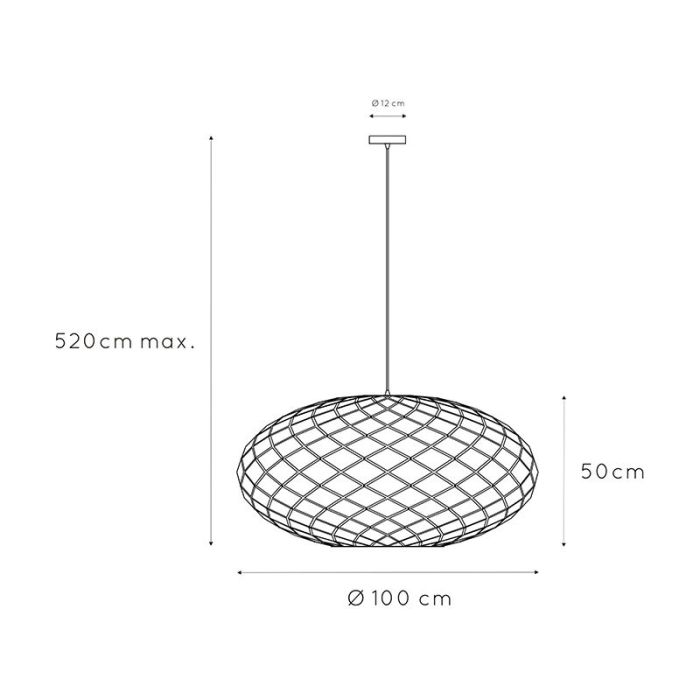 Schwarze Pendelleuchte Modern, Wolfram