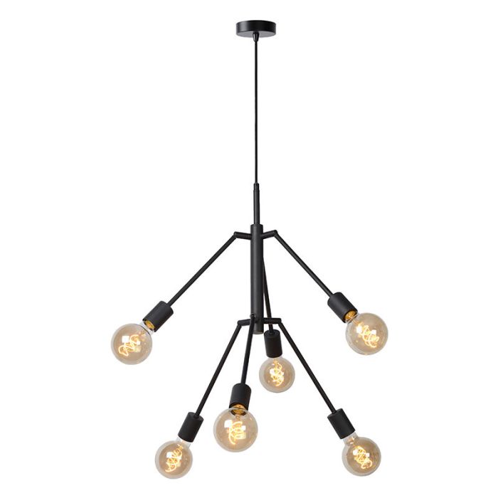 Schwarze Pendelleuchte Modern, Lester