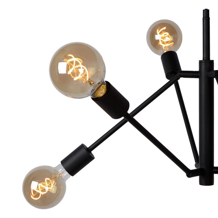 Schwarze Pendelleuchte Modern, Lester