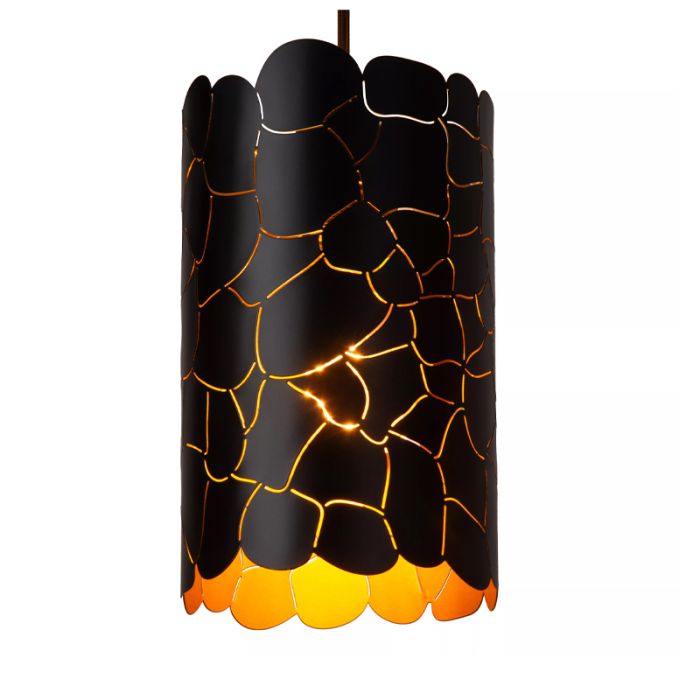 Schwarze Pendelleuchte Modern, Almelo